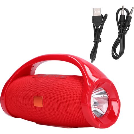 Enceinte LED Bluetooth avec lampe torche, enceinte portable sans fil pour carte mémoire, idéale pour l'extérieur (1/5)