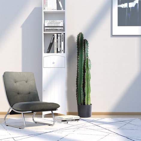 Cactus artificiel plante artificielle grande taille dimensions Ø 17 x 98H cm vert (1/4)