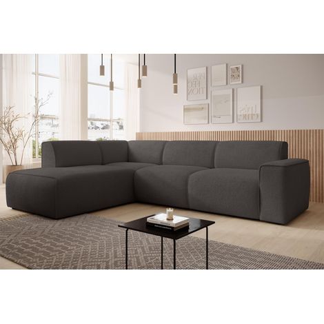 AX LIVING Couch Sofa L Form Didim L Grau – 292 cm, stilvoll & bequem L