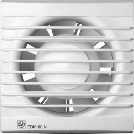 Aérateur standard petites dimensions, 80 m3/h, temporisation fixe, D 100 mm (400172) (1/5)