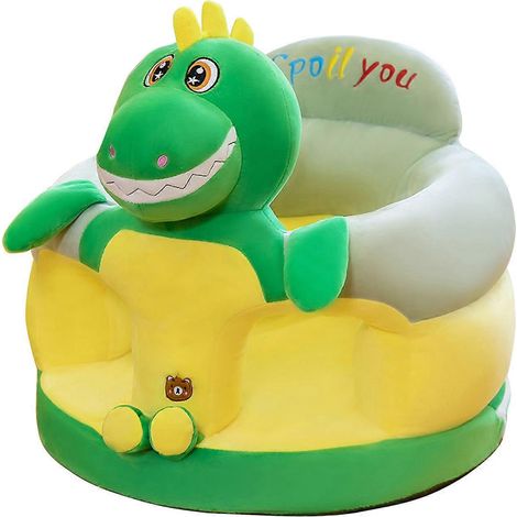 Fauteuil-canapé mignon pour enfants, motif dessin animé, siège de soutien pour bébé, coussin de soutien pour bébé, chaise à motifs animaux, dinosaure pour apprendre à s'asseoir. (1/5)