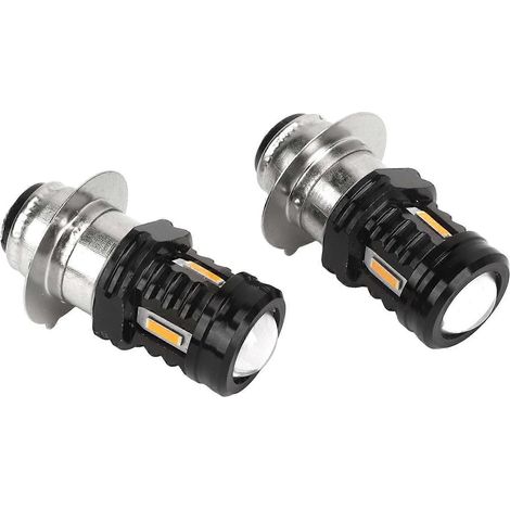 Paire d'ampoules LED de phares de 120 W pour motos, feux de route et feux de croisement, adaptées aux motos, quads et SSV. (1/5)