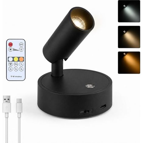 Spot Sans Fil LED, 3000 mAh, COB 3 W, Fixation Magnétique (1/5)