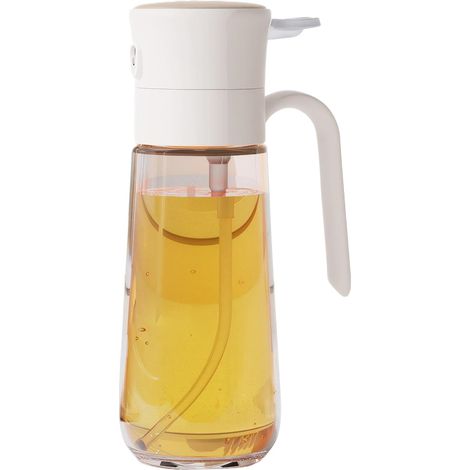 Kitchen Oil Sprayer Bottle High Pressure Oil Pot Non slip Handle