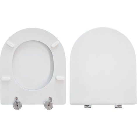 Copriwater Hatria Day-Time compatibile in poliestere bianco (1/5)