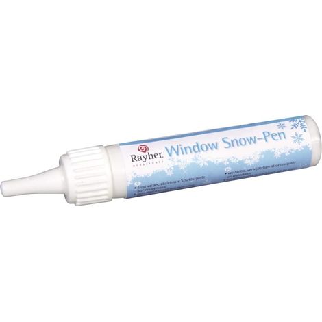 RAYHER - WINDOW SNOW-PEN - FLACONE GELBIANCO A BASE D'ACQUA PER FINESTRE 30ML