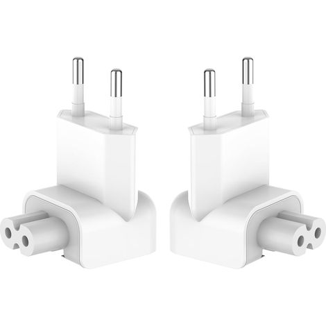 Convertisseur de Chargeur de Voyage pour iPhone, Prise de Charge UE, Adaptateur de Chargeur, Adapter Plug Remplacement, Prise à Tête de Canard Américaine, Alimentation pour iPod iPad MacBook (1/5)