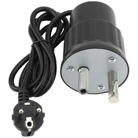Moteur Tourne Broche de Barbecue Moteur Eléctrique Camping en Aluminium Kit Rtissoire Barbecue Charge Nominale 0-24kg(EU Plug) (1/4)