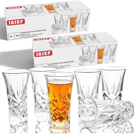 Tequila Gläser 60ml Boden 12 Stück (1/5)