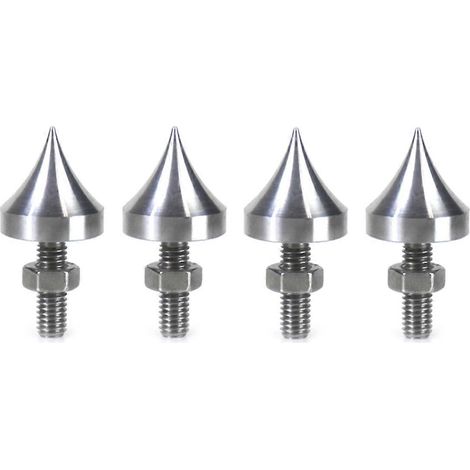 Lot de 4 pointes de découplage M6 pour enceintes HiFi, pieds d'isolation. (1/5)