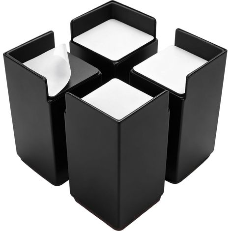 4 Pcs Réhausseurs de Meubles 10 cm Autocollants Noir pour Lit Canapé (1/5)