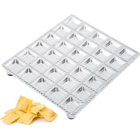 Aluminium Alloy Dumpling Mould, 30 Holes Mini Square Baking Mould Kitchen Tool for Ravioli (1/5)