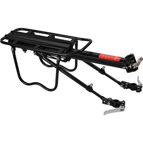 Vélo Porte Bagages Universel, Transporteur Porte Bagages Arrière de Vélo VTT Bicyclette Support Vélo Rack Réglable en Alliage d’Aluminium, Charge Capacité 25kg- (1/5)