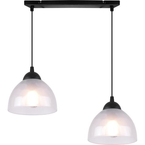 Venice Hängelampe, 2-flammig, milchige Schirme, E27 (1/5)