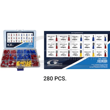 3RG 96028 CAJA TERMINALES ELÃƒâ€°CTRICOS (280 PCS)