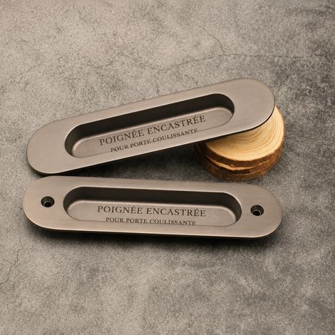 Serrure à encastrer KS03 gris brossé sans corps de serrure pour porte coulissante ks03 réf 5467 1 kg – Livraison gratuite