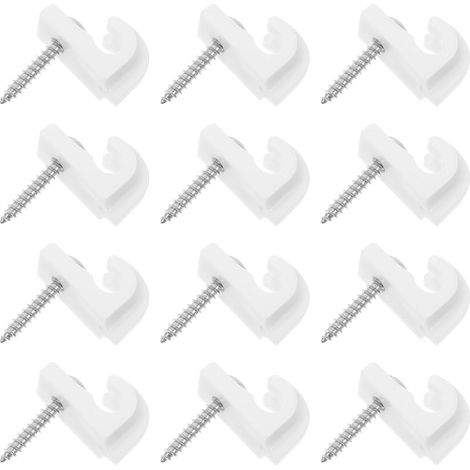 robuste wandmontierte Kabel und Regalclips aus Kunststoff