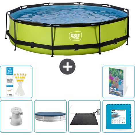 Exit Pool Rund - 360x76 cm - 7-teilig S273
