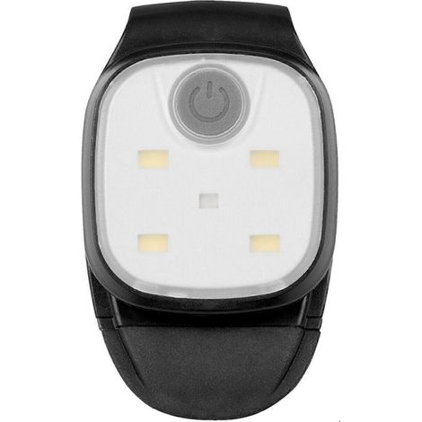 Mini lampe torche rechargeable à clip, lampe de course LED mains libres ultralégère, 4 modes d'éclairage pour la sécurité nocturne en randonnée (1 pièce) (1/5)