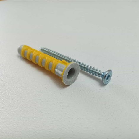 Nobex ecm2 tassello bimateriale universale da 8mm con vite - 150pz (1/5)