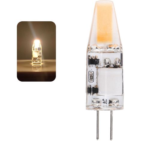 G4 COB 3W 400LM 2-Pin-Lampe für Kronleuchter, Deckenleuchten oder Tischlampen, 12V AC/DC, warmweiß 2700K-3100K (1/5)