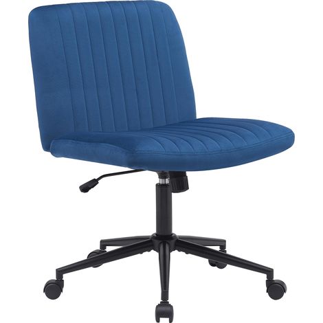Bürostuhl Kingman blau Samt