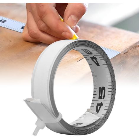 Règle auto-adhésive de 1,22 m (48 pouces) avec autocollant pour scie circulaire en métal (orientation positive) (1/5)