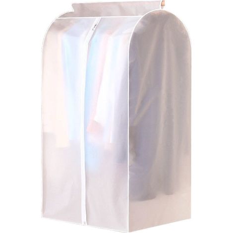 Funda grande para ropa, funda con cremallera, funda de 8050120 cm, funda transparente, semitransparente (1/5)