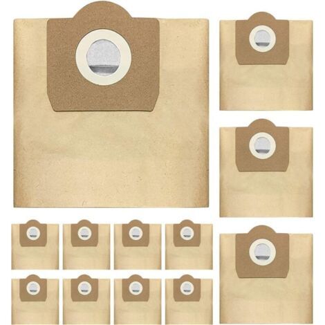 12 sacs pour aspirateur Kärcher 6.959-130.0 MV 3 / WD 3.xxx/A 22xx / A 25xx / A26xx /SE 4001, 4002 (1/4)