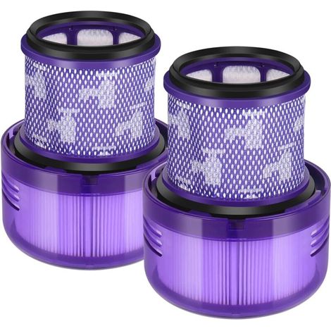 2-pack replacement filters for Dyson V11 Outsize, SV16 Outsize Absolute+, Dyson V11 Extra Large HEPA vacuum cleaners, part number: 970422-01 (1/5)