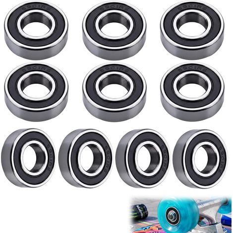 10PCS Roulements à Billes 6901 2RS en Acier Durable,Dimensions 12x24x6mm, Roulements à Gorge Profonde avec Double Étanchéité pour Projets DIY,Machines,Motorisations et Diverses Applications Mécaniques (1/5)