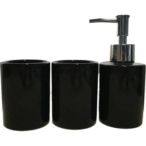 Badezimmeraccessoires dreiteiliges Toilettenartikel Set
