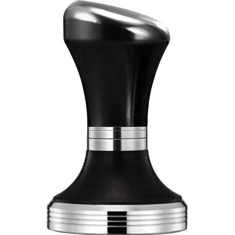 Coffee Tamper Stainless Espresso Coffee Tamper Barista Tamper Espresso Hand Tamper Steel Espresso Tamper(Black) (1/5)