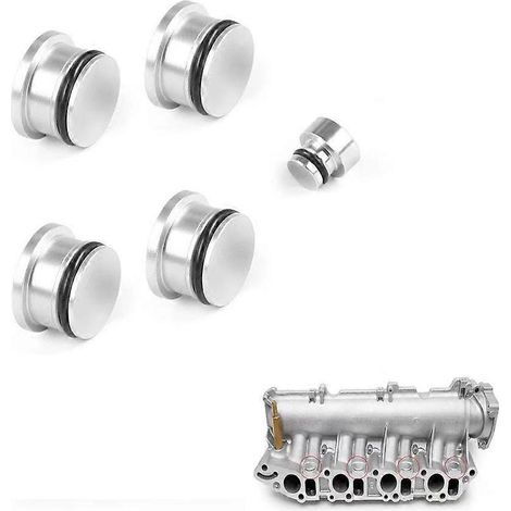 Échappement en acier bleu métallique, obturateurs de volets de turbulence pour collecteur d'admission de voiture modifié, vis de culasse de soupape de collecteur d'admission X8R0077 / 55210202/5521020 (1/5)