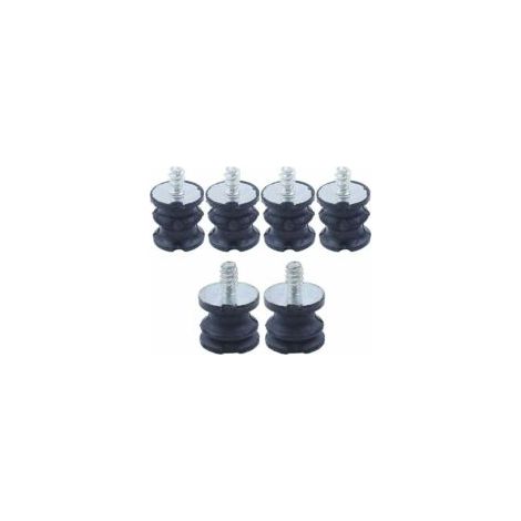 Confezione da 6 supporti isolanti per Husqvarna 268 272 61 266 Jonsered 625 630 670 - Crezuo