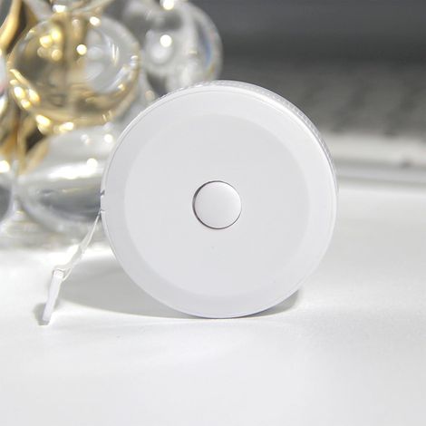 Ruban à mesurer blanc wxsp 1 pièce, 1,5 mètre, ruban souple double face, mesure en centimètres et en pouces, cadeau publicitaire et promotionnel -