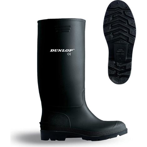 Botte En Pvc Taille 38 Haute Canne Dunlop Noire. (1/3)