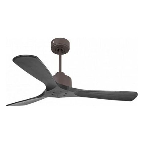 Modulo Slim de Klassfan - Ventilateur de plafond et destratificateur moteur DC chocolat et pales bois noir 25 à 40 m² (1/5)