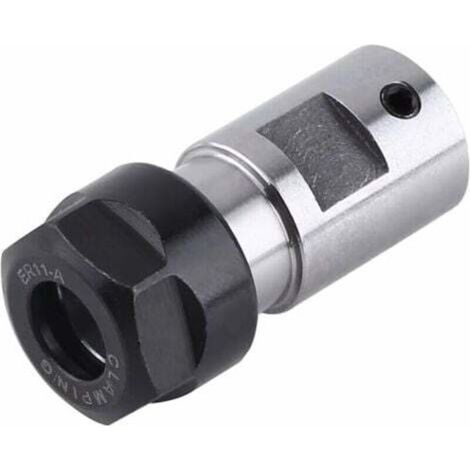 [NON UTILIZZATO] Adattatore per prolunga albero motore mandrino a pinza ER11, diametro interno 8 mm, per fresatrice CNC