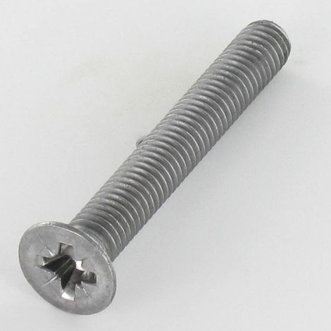 Vis métaux Tête fraisée Pozi N°3 M6X45 Acier brut-1 pièce