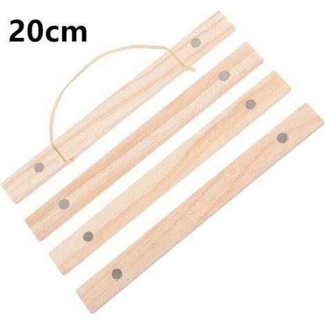 Porte-Affiche -   - 20cm - Bois Naturel - Magnétique - Anti-Corrosion