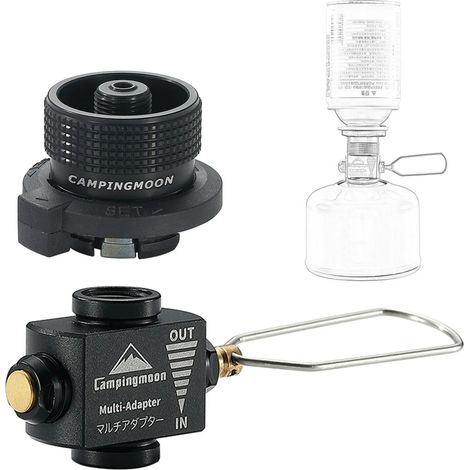 Adaptateur multiple pour cartouche de gaz de camping, conversion de cartouche d'isobutane en cartouche d'isobutane, valve d'économie de gaz, connecteur de cartouche, pièces détachées pour réchauds por (1/4)