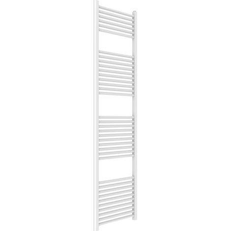Toallero calefactable hidráulico 180 x 50 cm, color blanco Ercos Tekno ASTEKF901005001800  L500 H1800 Z450
