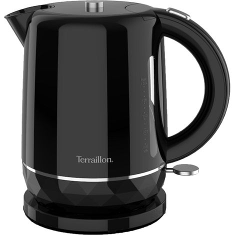 Terraillon Wasserkocher Diamant Schwarz 1,5 L 2200 W