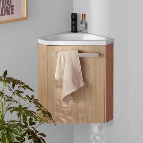 SKINO Eckwaschtisch + Armaturenset