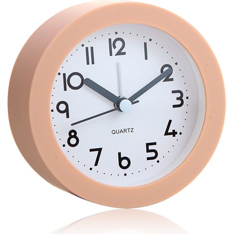 Horloge Enfant - Mouvement Quartz Précis - Affichage Numéral Arabe - Fonction Alarme Et Veilleuse - Silencieuse Sans Tic-Tac - 9,7 x 9,7 x 4,3 cm - 1 Pièce (1/5)
