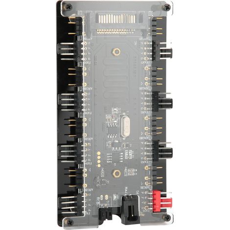 Controlador inalámbrico 2 en 1 para ventilador de caja PWmARGB para ventilador de refrigeración de computadora