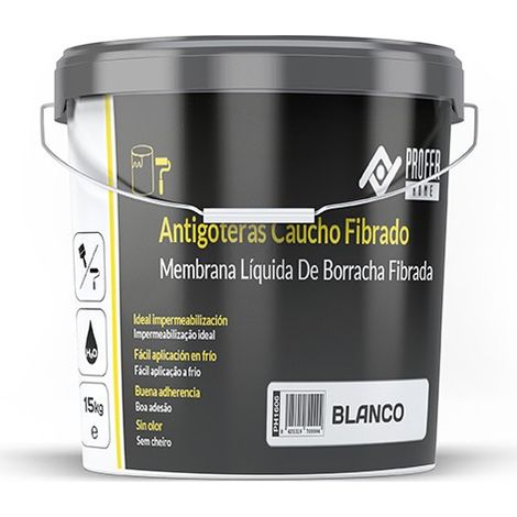 ANTIGOTERAS CAUCHO FIBRADO BLANCO
