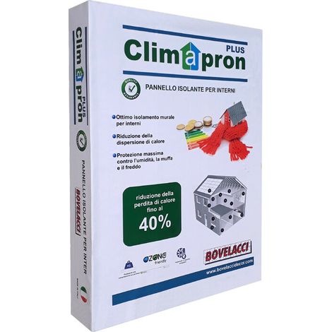 LASTRA ISOLANTE CLIMAPRON PLUS 80X250CM SP3MM Q.TA 40