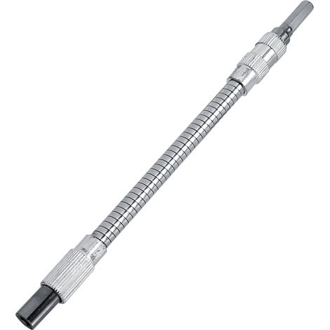 Rallonge de tournevis 1/4" avec tige flexible et porte-embout (1/5)